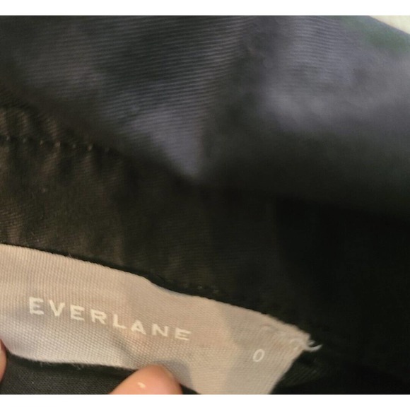 Everlane The Modern Utility Shirtdress Cotton Twill Button Front Long Sleeve 0 - Picture 2 of 7